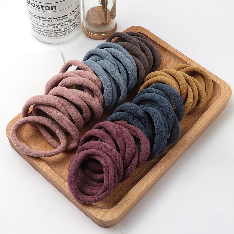 Bandes élastiques en caoutchouc de nylon pour filles, accessoires pour cheveux, porte-queue de cheva