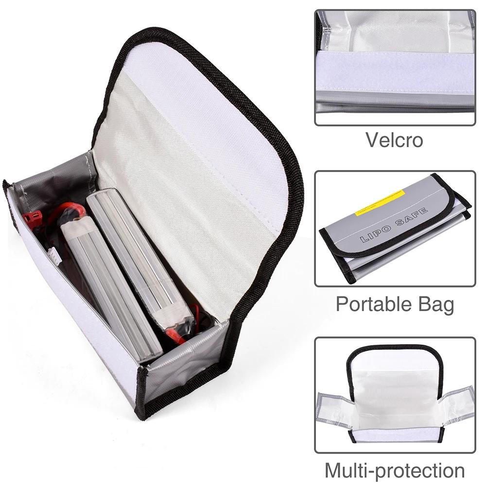 Lipo garde sac de sécurité ignifuge antidéflagrant Portable Lipo sac de sécurité 215*115*155mm pour 