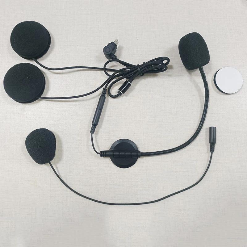 Accessoires de haut-parleur pour écouteurs de Type C, double Microphone pour Teleheer V6 plus T6 XIN