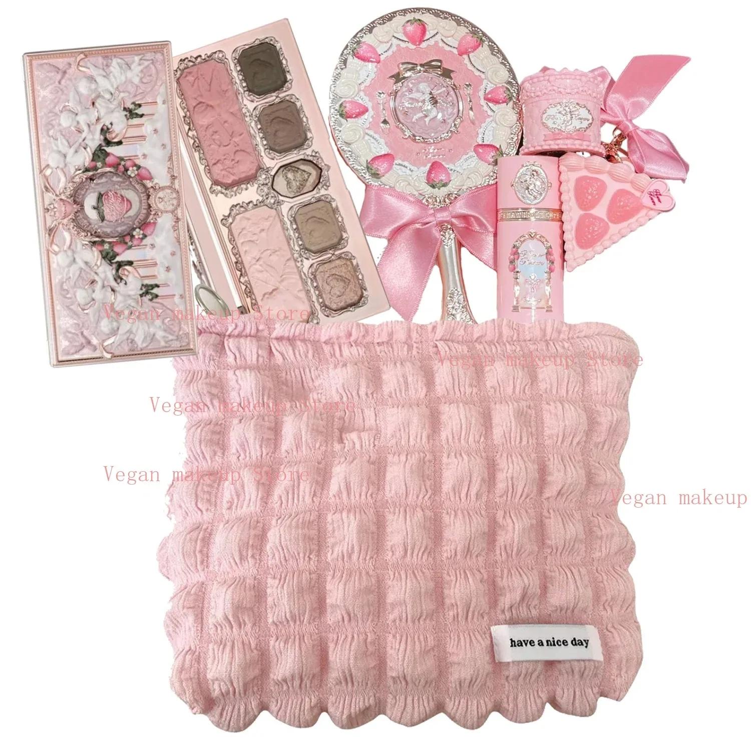 Flower Knows – Kit de maquillage de Collection Cupidon aux fraises, Palette professionnelle complète