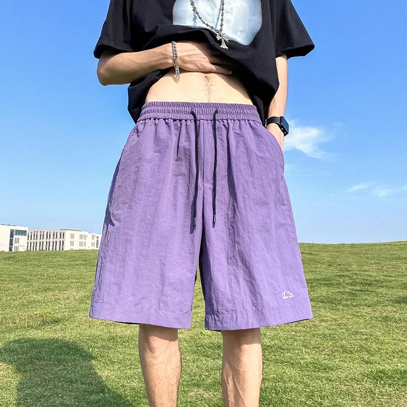 Shorts pour hommes pantalons été Shorts décontractés pantalons cordon salopette tout-match coréen Si
