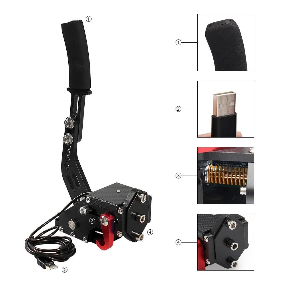 Système de freinage frein à main pour rallye pour Logitech G29/G27/G25 PC capteur Hall USB SIM cours