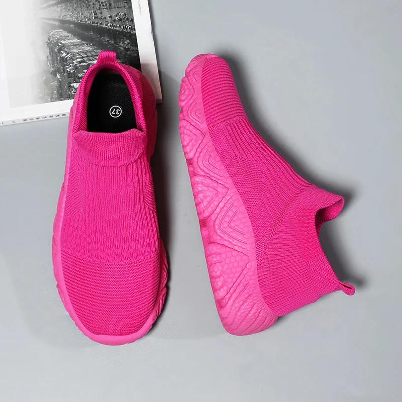 Chaussures de course respirantes pour hommes et femmes, chaussures de sport décontractées, chaussure