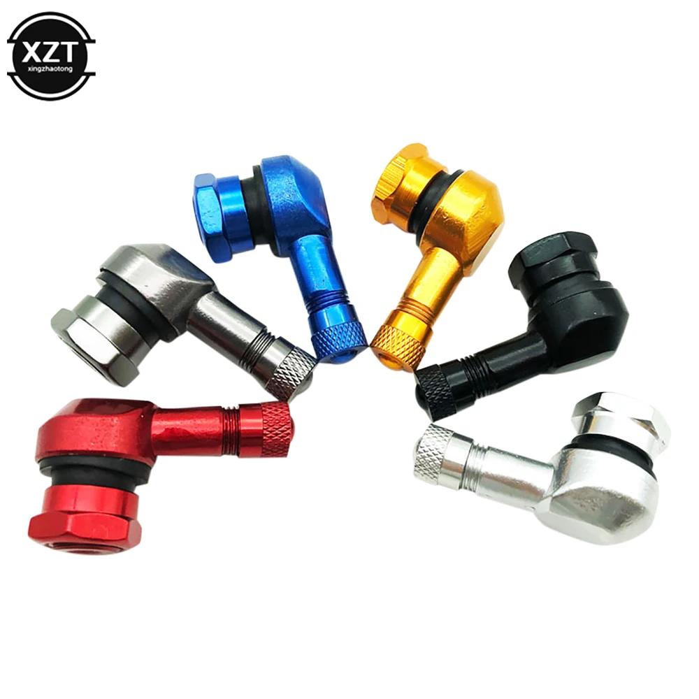 Valve en alliage d'aluminium, jante de moto, Angle de 90 degrés, tiges de Valve Tubeless pour pneu d