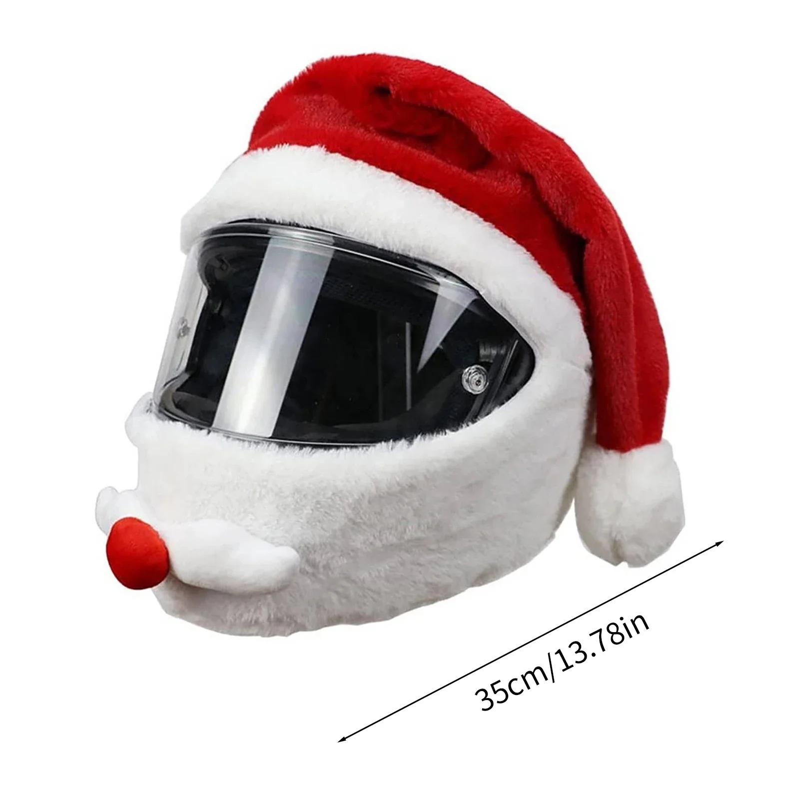 Housses de casque de moto, couverture de protection complète, en peluche, dessins animés amusants, p