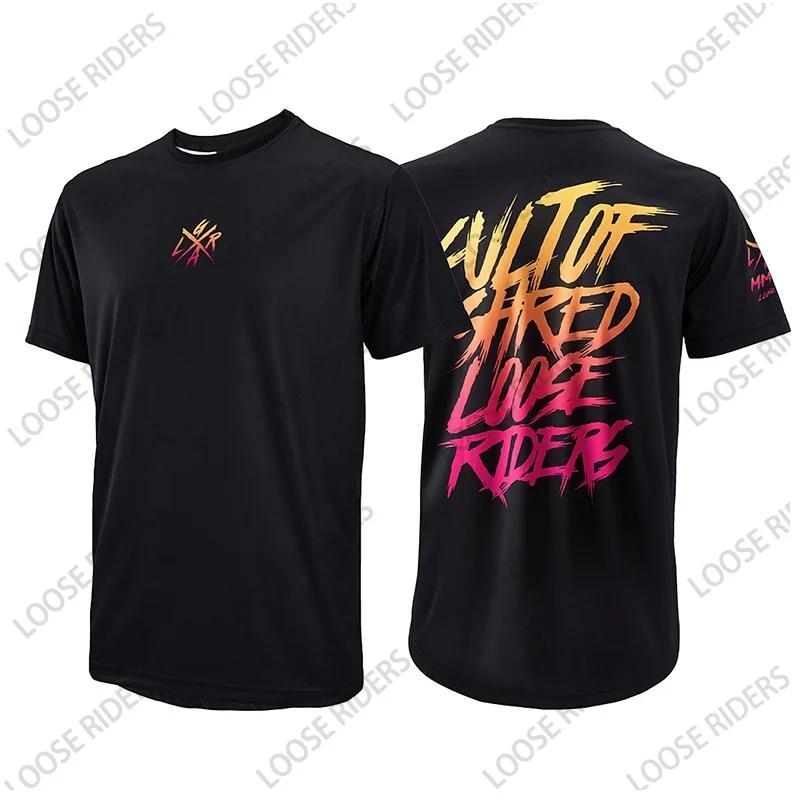 Chemise ample pour hommes VTT, maillot de descente pour moto d'endurance tout-terrain, maillot à man