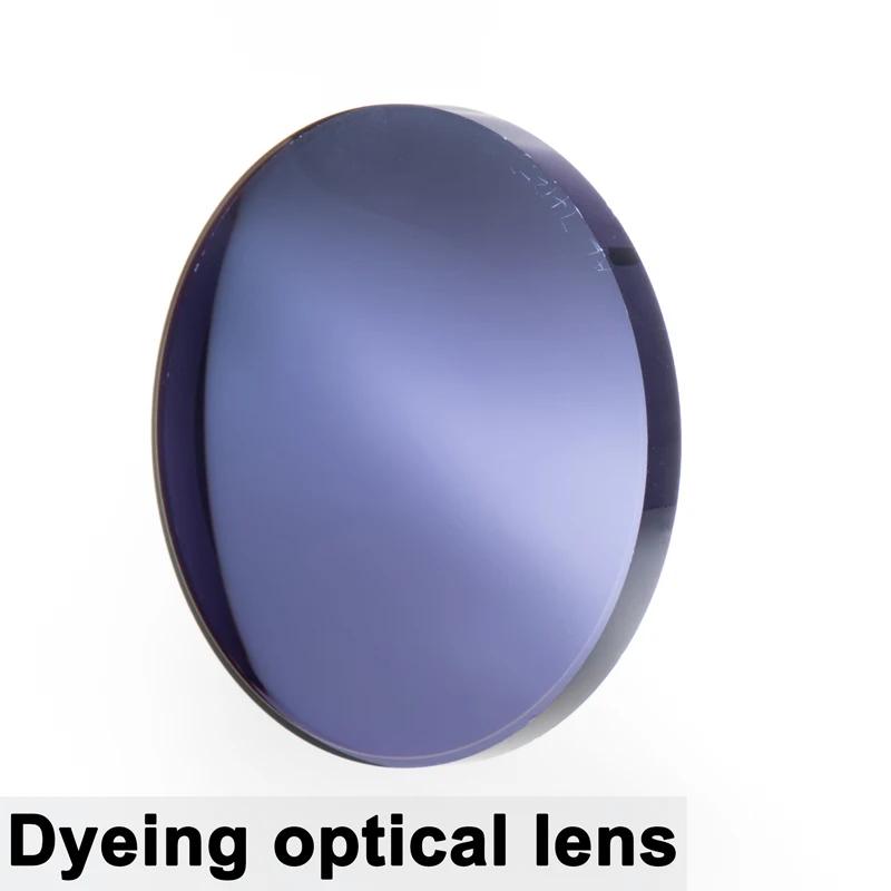 Une paire de lentilles optiques teintées, myopie presbytie, Prescription asphérique, résistant aux r