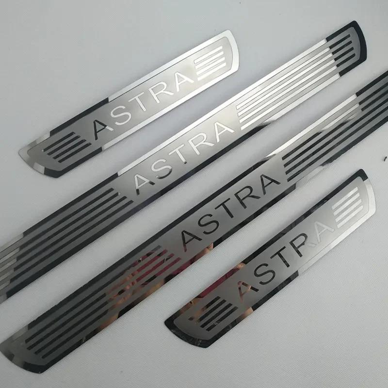 Autocollant de voiture pour Opel Vauxhall Astra, accessoires de protection de seuil de porte, plaque