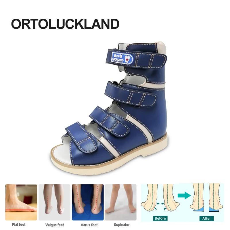Orinformations Uckland-Sandales pour enfants, chaussures orthopédiques 4 roues motrices pour garçons