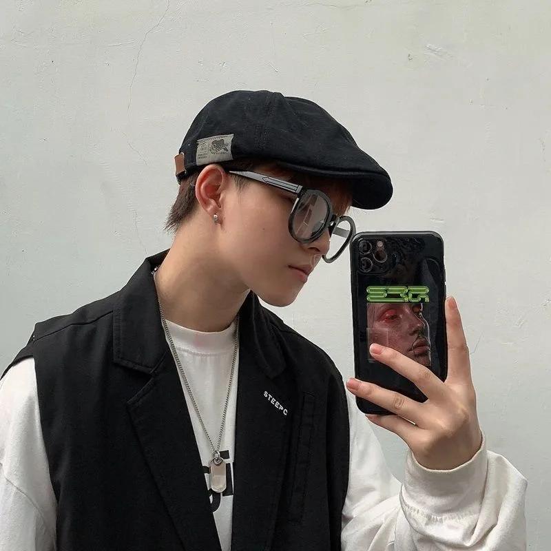 Casquettes en coton Peaky Blinders pour hommes, bérets de Style occidental britannique, casquette de