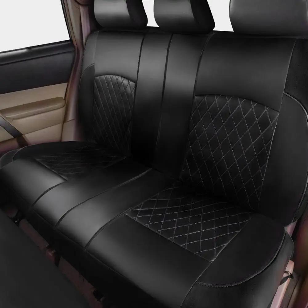 Ensemble universel de housses de siège de voiture en cuir PU, coussin de véhicule entièrement entour