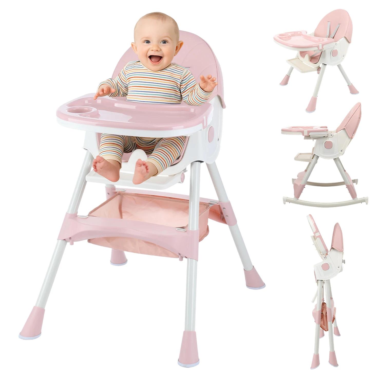 Chaises hautes 3 en 1 pour bébés et tout-petits, chaise haute/table et chaise d'apprentissage pour e