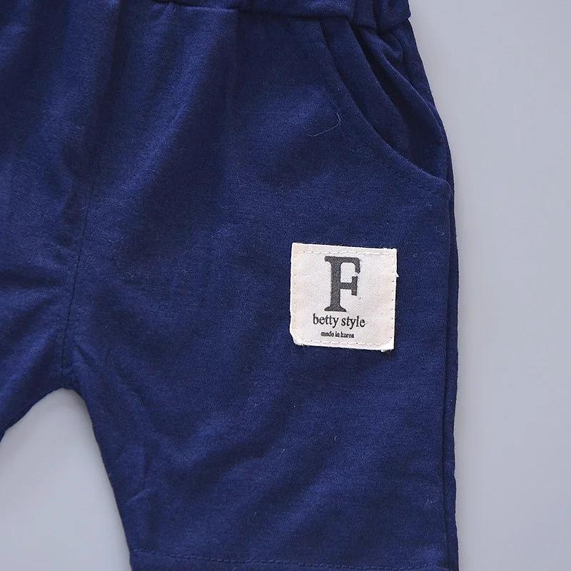 Costume d'été pour garçon, chemise imprimée à manches courtes + Short, en coton, vêtements mignons p