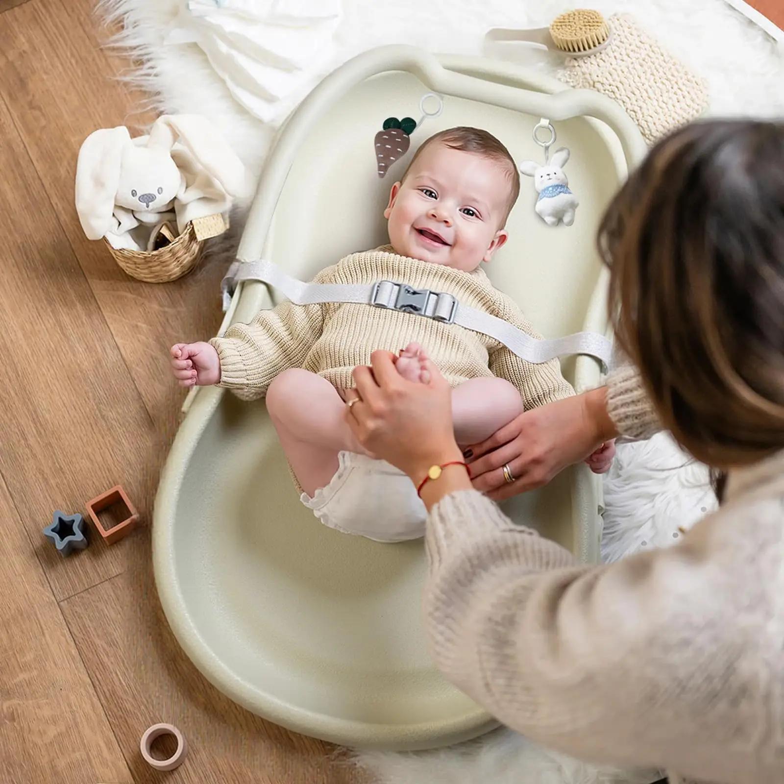Matelas à langer pour bébé avec harnais de sécurité et étagère pour jouets d'oreille de chat, matela