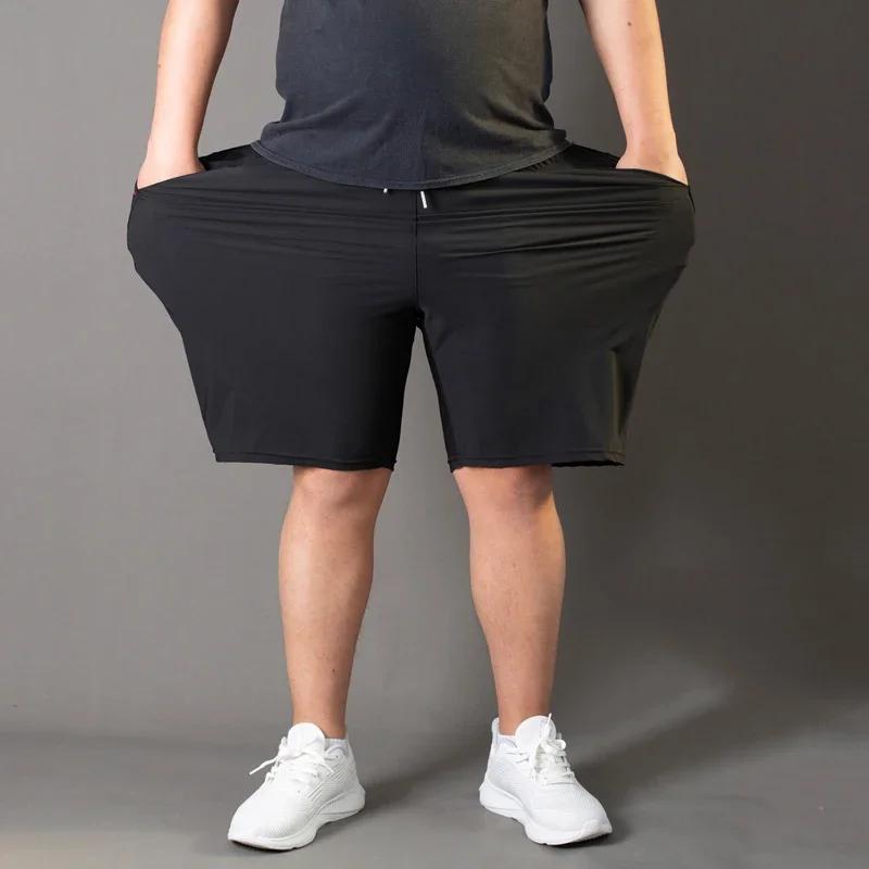 Short décontracté pour hommes, grande taille 6XL 7XL, Short de sport, extensible, pantalon court de 