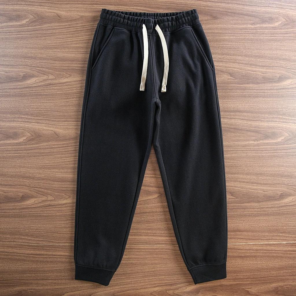 Pantalon de survêtement américain Retro Optics pour homme, taille élastique simple, proximité, wstri