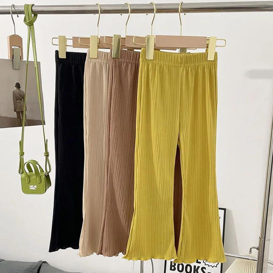 Pantalon d'été pour enfants, vêtement décontracté, polyvalent, à la mode, style princesse
