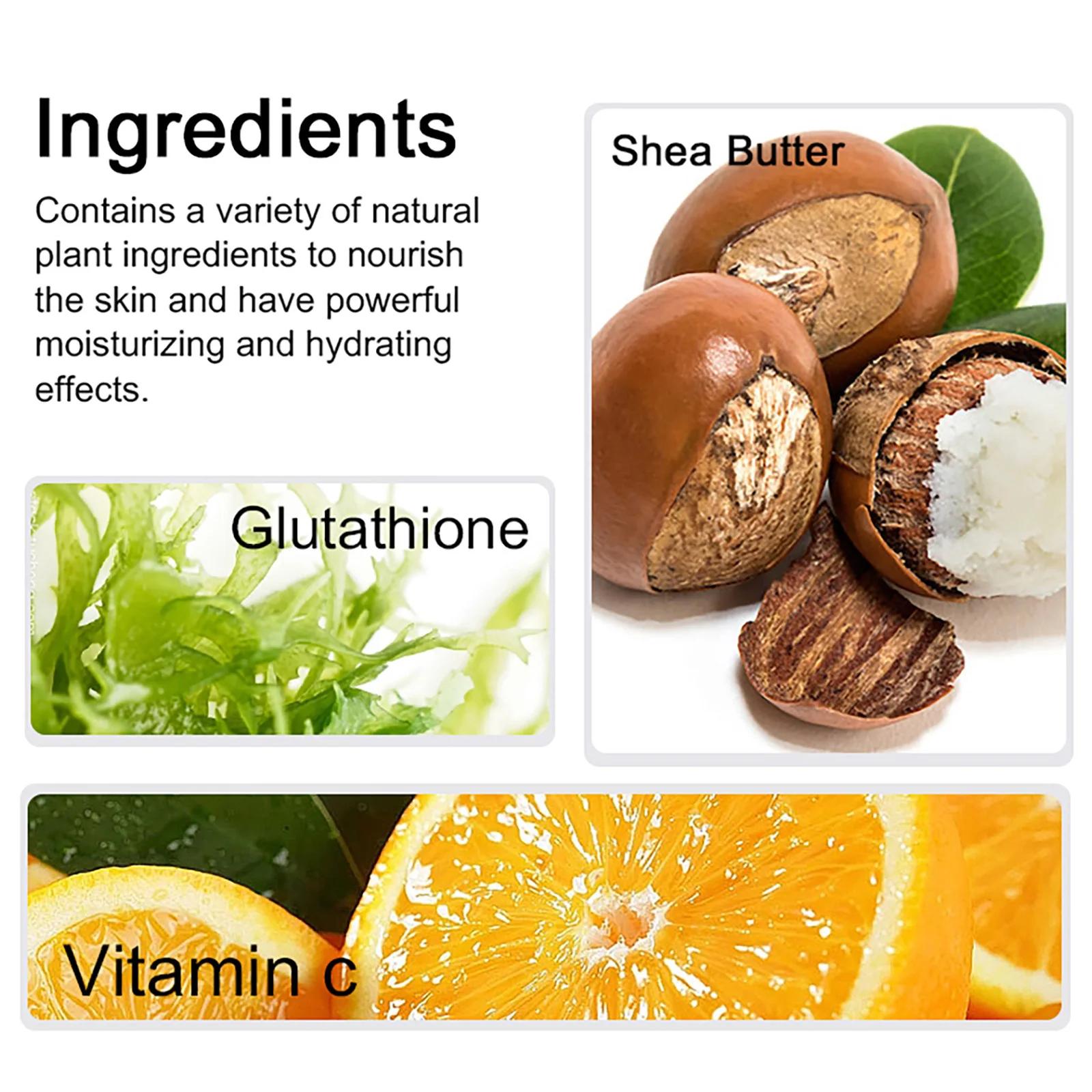 AILKE Crème blanchissante à l'huile de beurre de karité biologique, éclaircissante, hydratante, nour