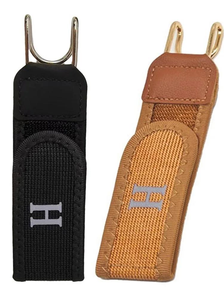 Ceinture élastique invisible sans boucle avec fermeture à crochet en métal durable, sangle de taille