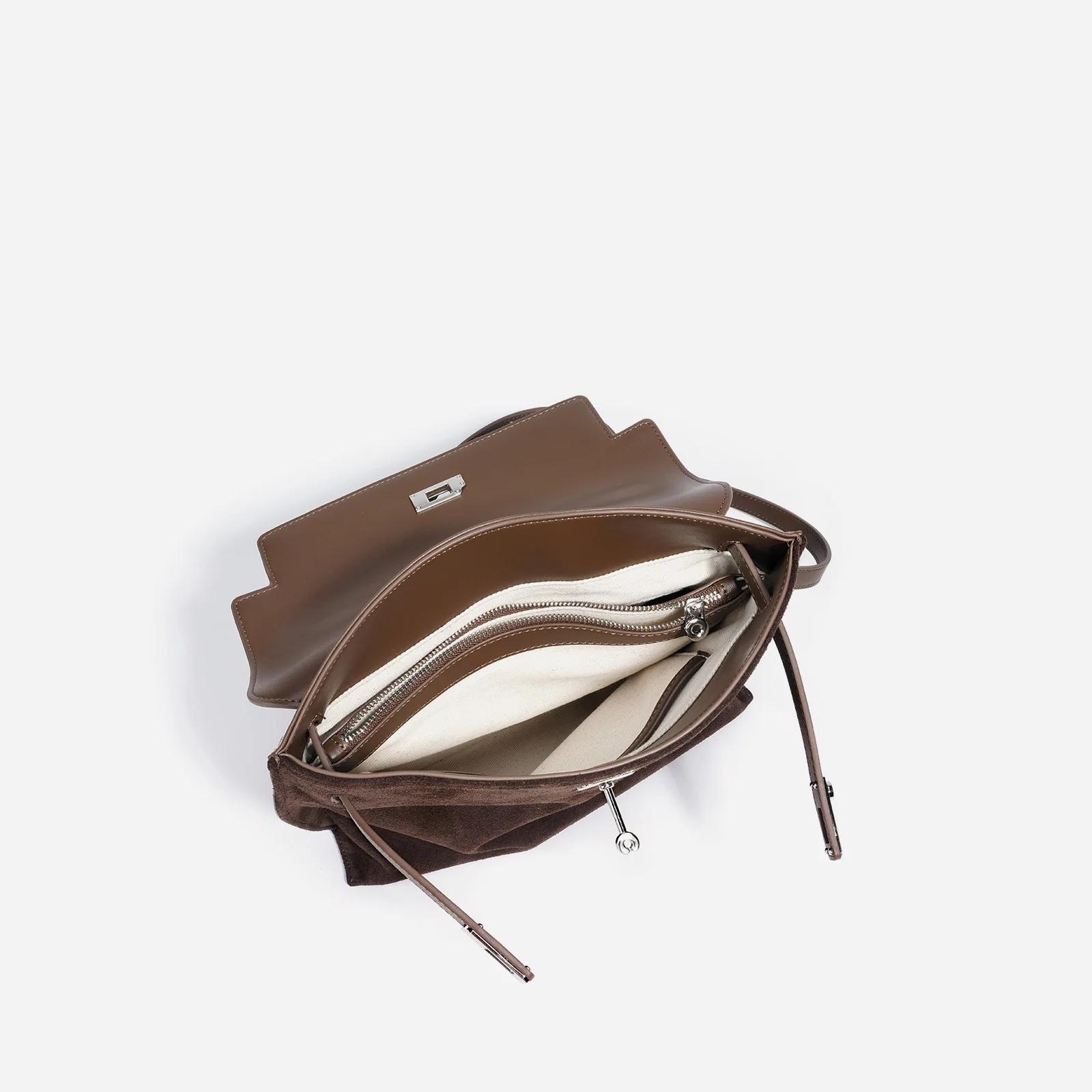 Sac à dos Vintage en daim et cuir pour femmes, fourre-tout multifonctionnel à bandoulière, fourre-to