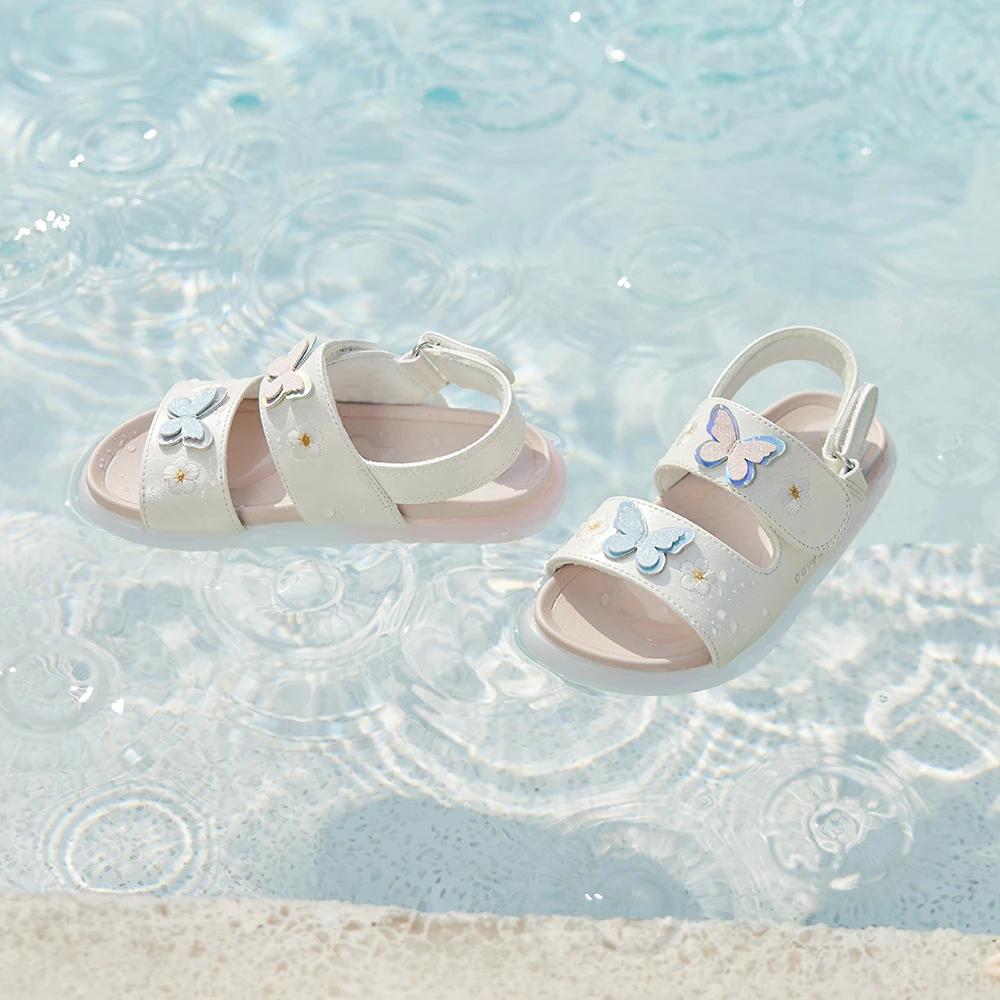 Sandales pour enfants Dave Bella, chaussures d'été antidérapantes pour filles, sandales décontractée