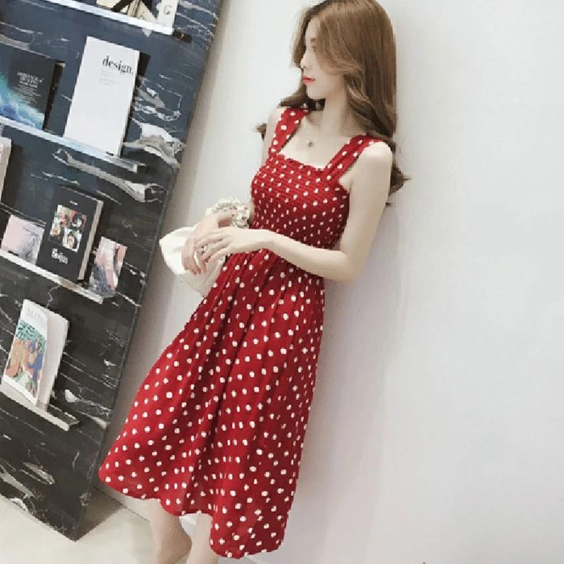 Robe d'été en fibre de point pour femmes, sexy, dos nu, A-ligne, bretelles spaghetti, style plage, c