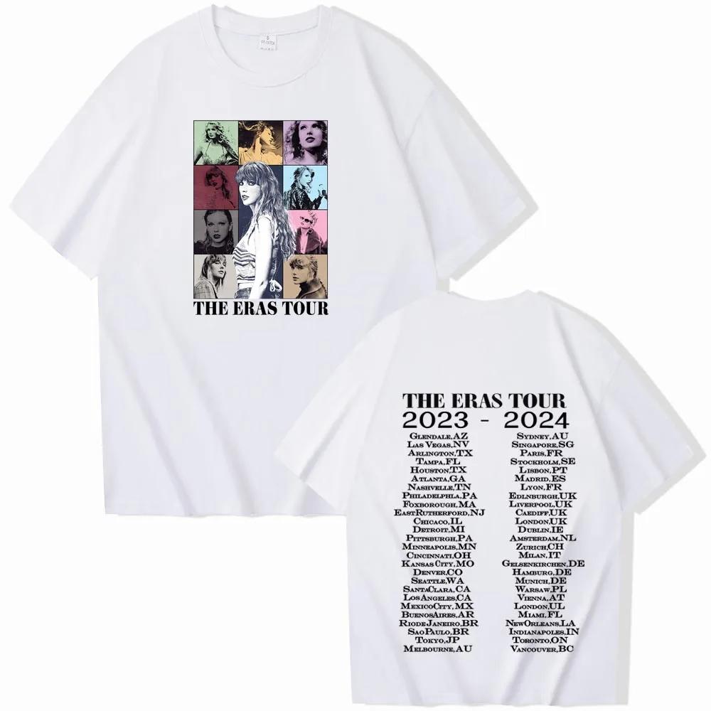 T.S The Era Tour T-shirt homme femme Harajuku col rond chemise décontractée Fans cadeau