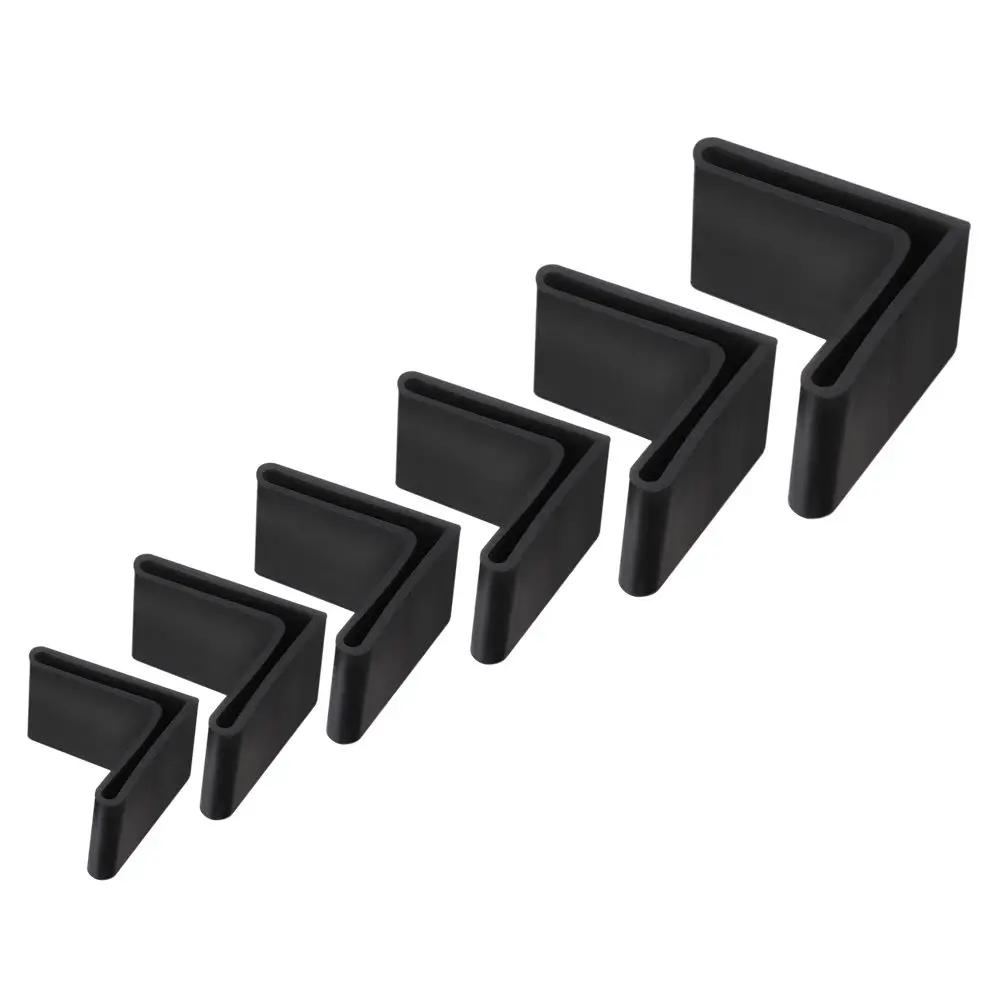 Barre d'angle fendue Type L, lit en fer utilisé pour Triangle, couvre-pied en fer, Base en caoutchou