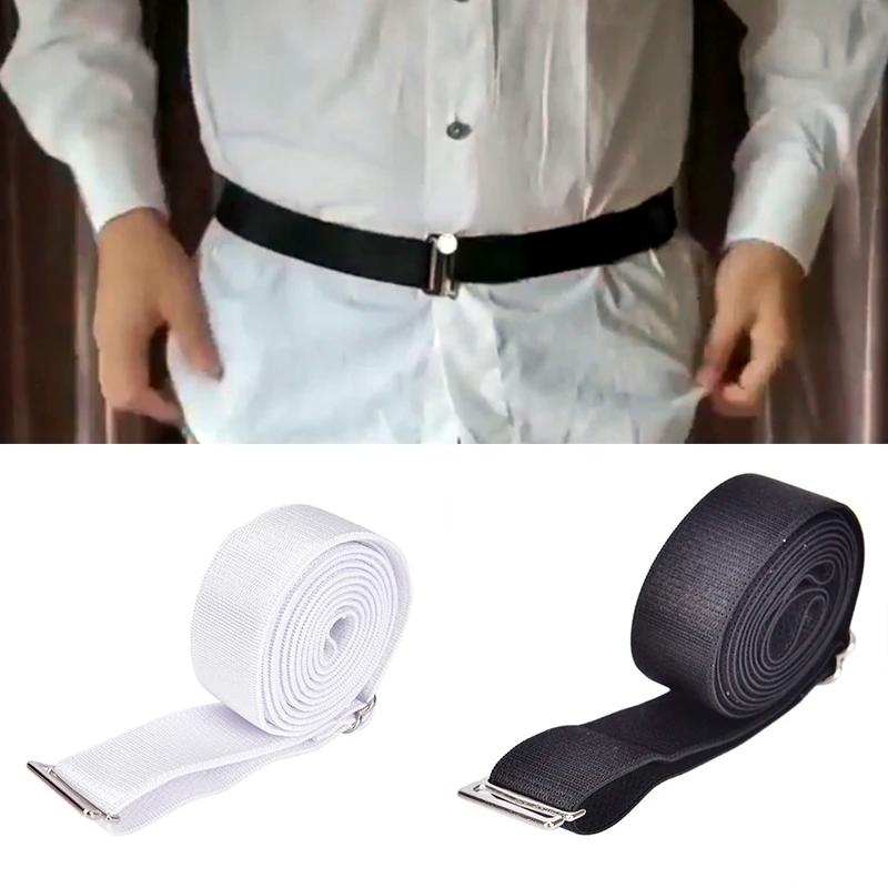 Hommes femmes chemise rester meilleure ceinture antidérapante anti-rides porte-chemise sangles régla