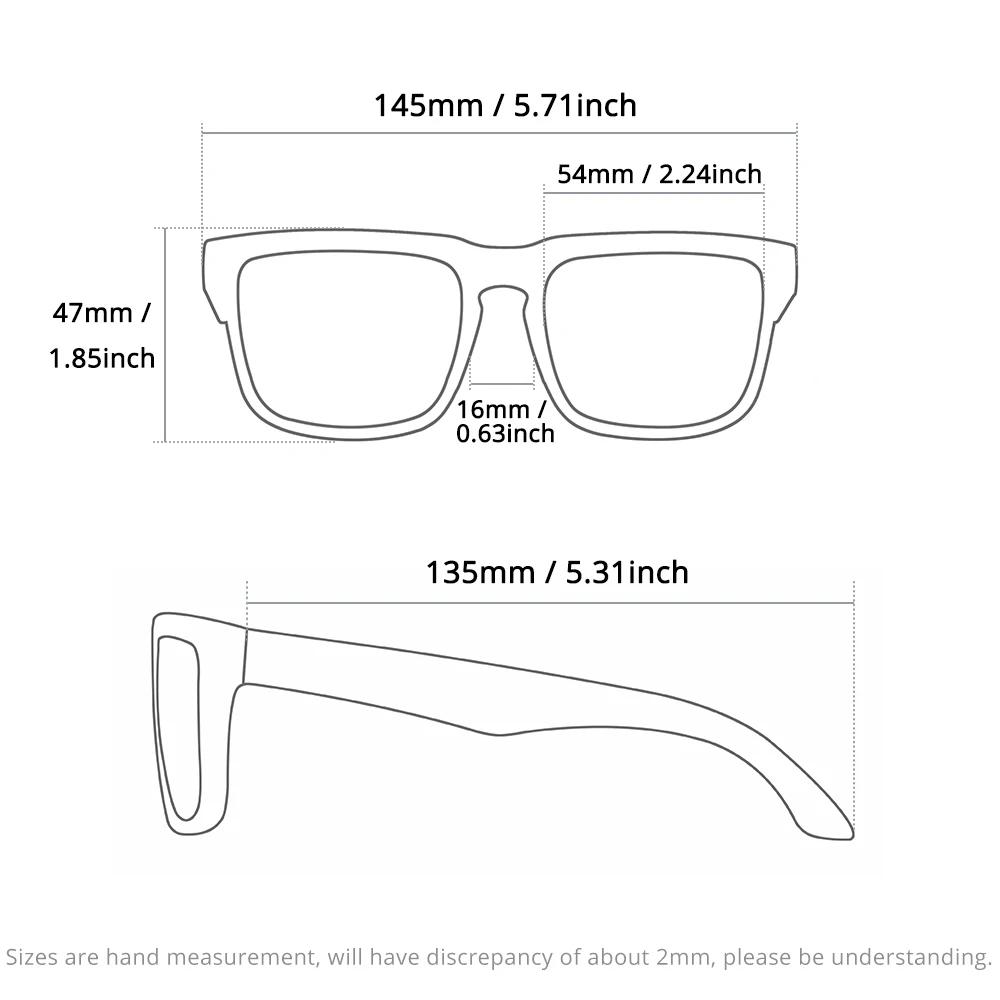 KDEAM-Lunettes de soleil polarisées coupe-vent pour hommes et femmes, nuances dégradées, adaptées à 