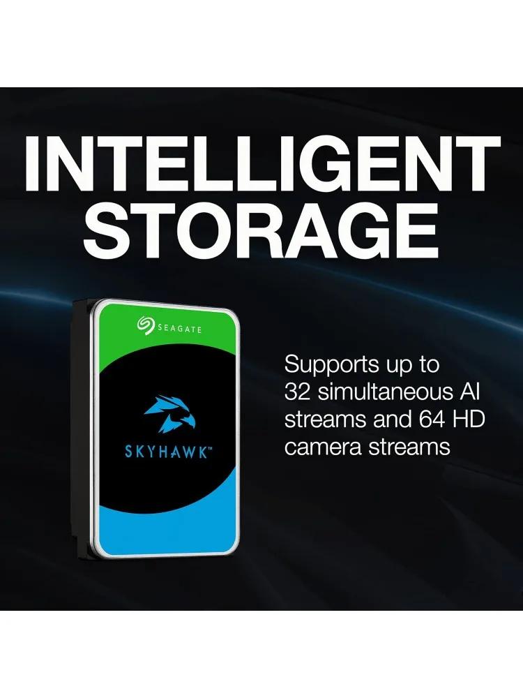 Skyhawk AI 16 To disque dur interne vidéo HDD – 3,5 pouces SATA 6 Gb/s 256 Mo de cache pour système 