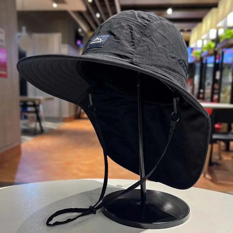 Chapeaux de protection solaire d'extérieur pour hommes et femmes, protection du cou contre les rayon
