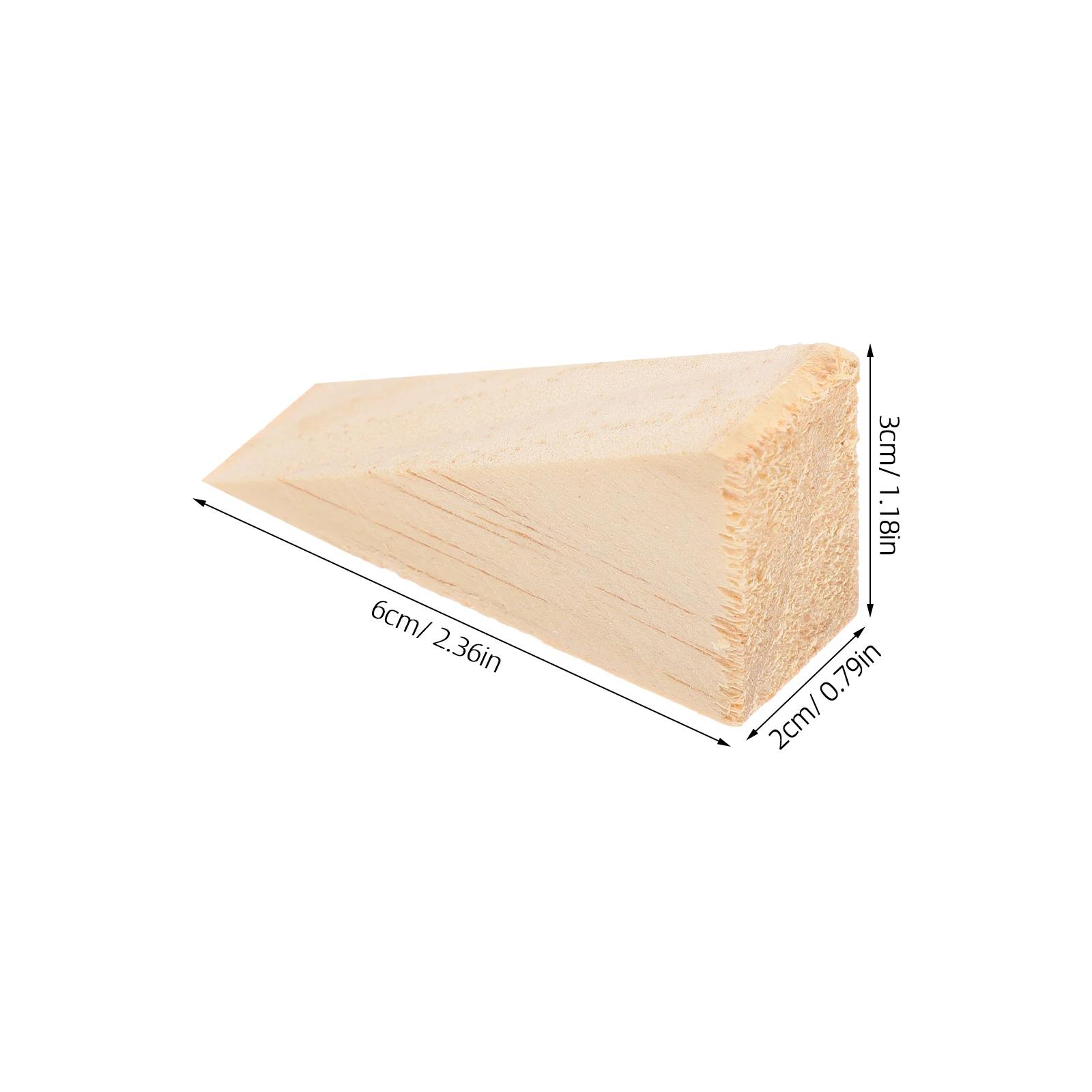 10 pièces cale en bois butée de porte bloc bouchon tapis de sol cales solide butées de porte cale