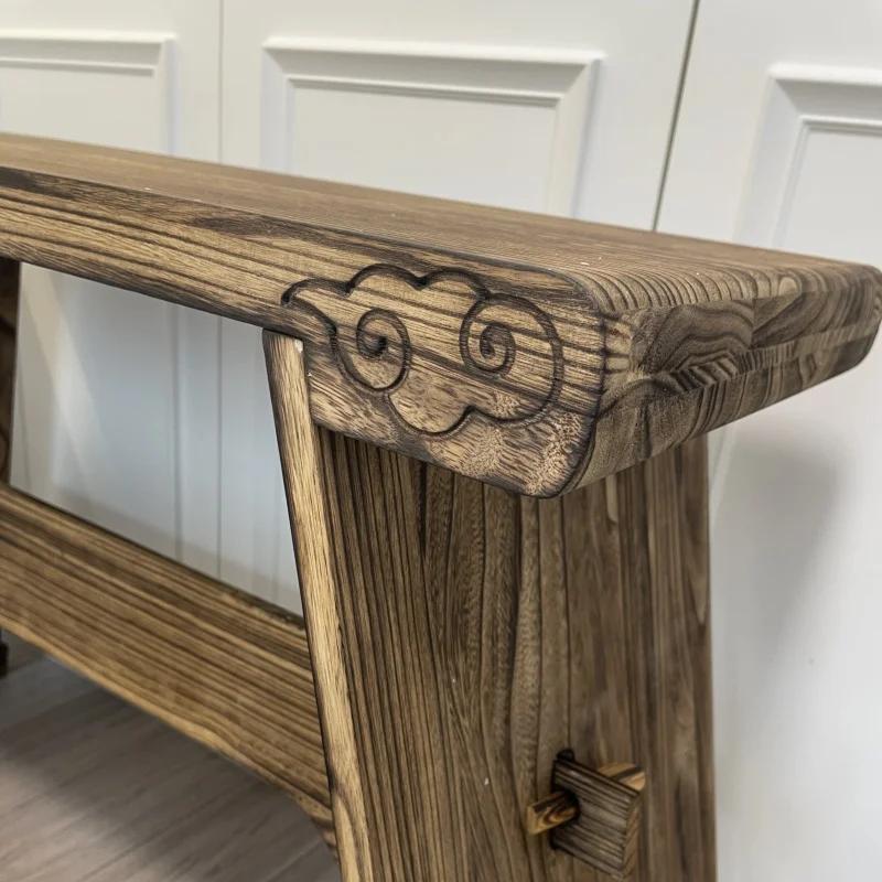Sanctuaire de musique orientale, table acoustique Paulownia Guqin, support Gu Qin avec banc pour sal