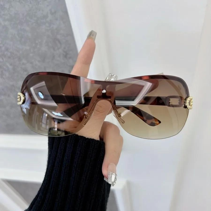 Lunettes de soleil carrées décontractées pour hommes et femmes, lunettes de soleil dégradées, marque