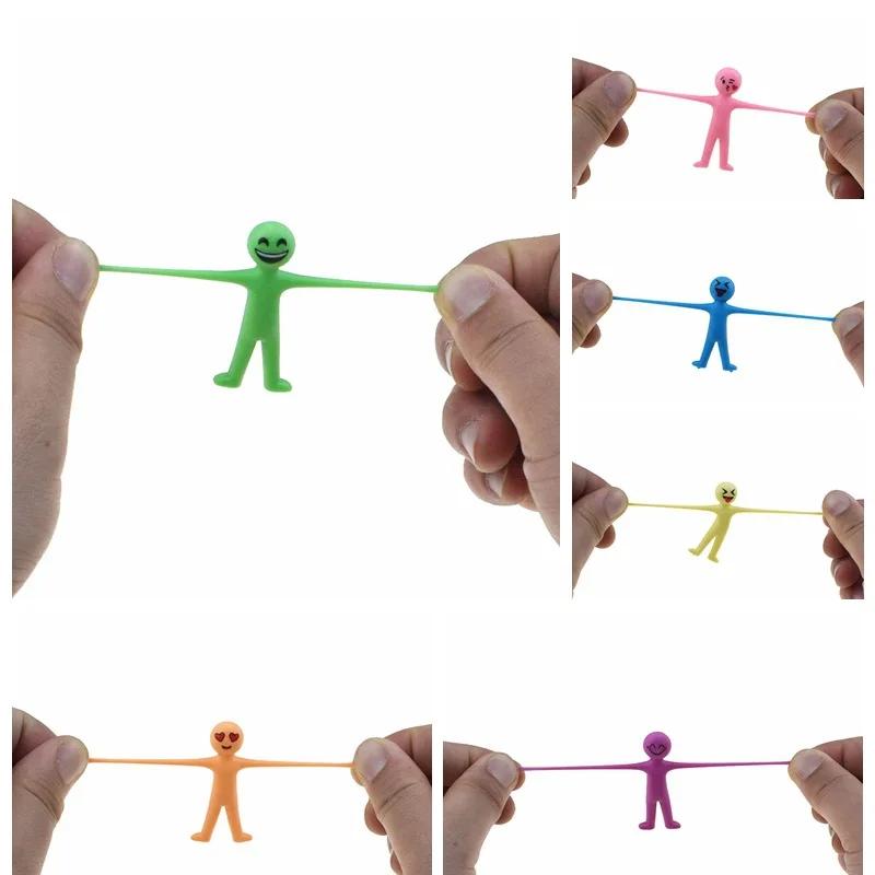 Jouet de beurre en plastique souple TPR, 10 pièces, extensible, commandé, mignon, coloré, jaune, sou