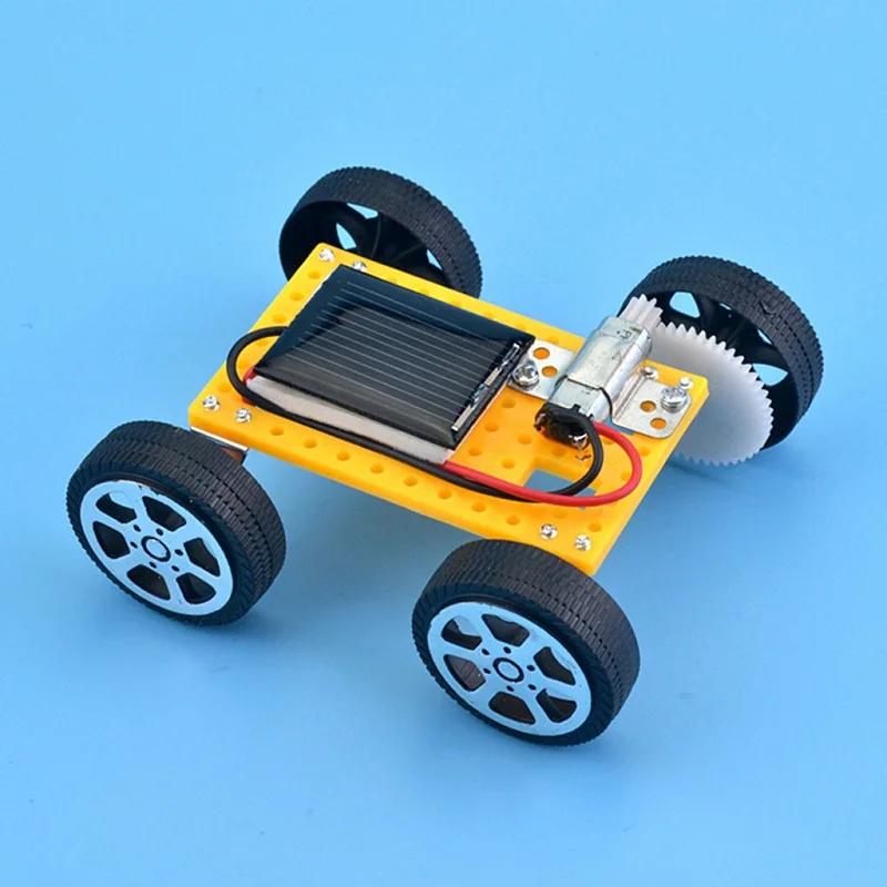 Jouet de voiture solaire pour enfants, Mini Kit de voiture à énergie assemblée, jouets éducatifs STE