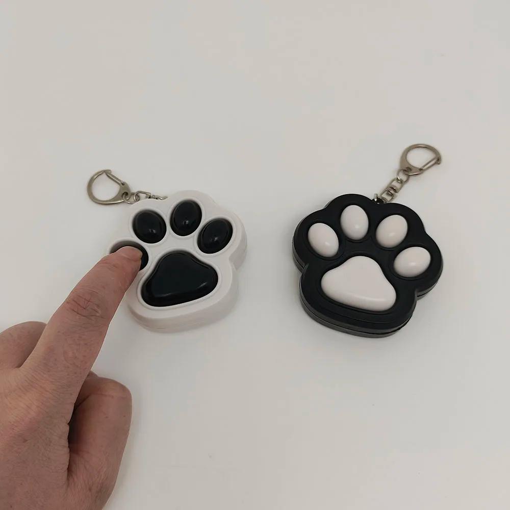 Porte-Clés en Forme de Griffe de Chat, Jouet de Décompression, Pendentif Mignon pour Couple, Sac de 