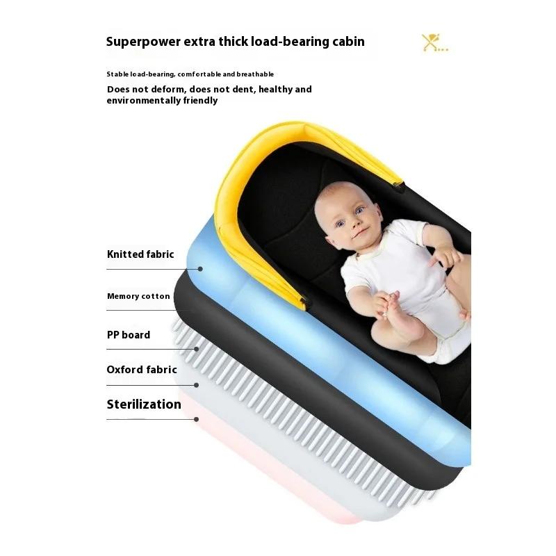 Poussette pour bébé réversible légère, pliable à une main, paysage haut, Convertible, assise couchée