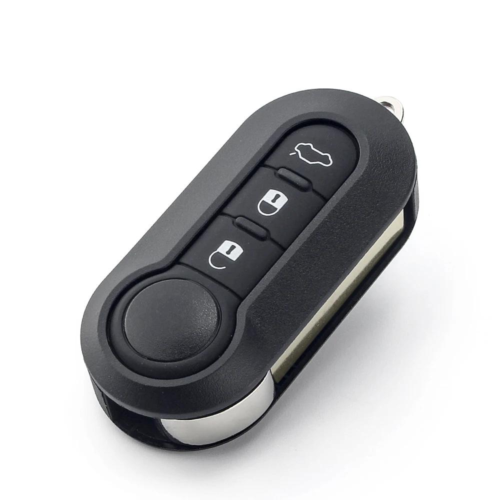 KEYYOU clé de voiture télécommande pour Fiat 500 500L MPV Ducato citroën cavalier Peugeot Boxer 2008