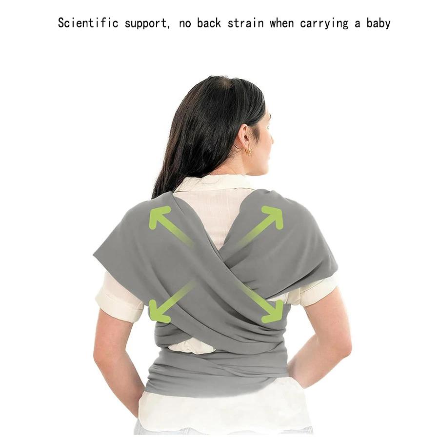 Porte-bébé multifonctionnel pour dormir, allaitement, dispositif de sortie pour mains libres, tissu 