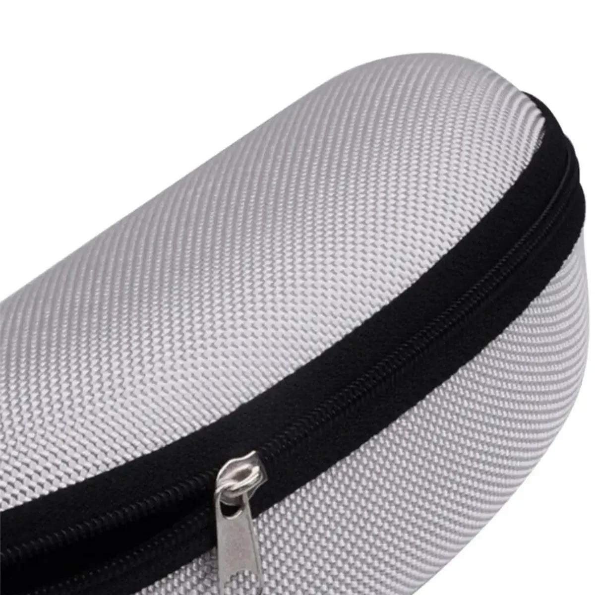 Étui à lunettes de soleil portable, 1 pièce, en tissu Oxford, rigide, en EVA, avec fermeture éclair,