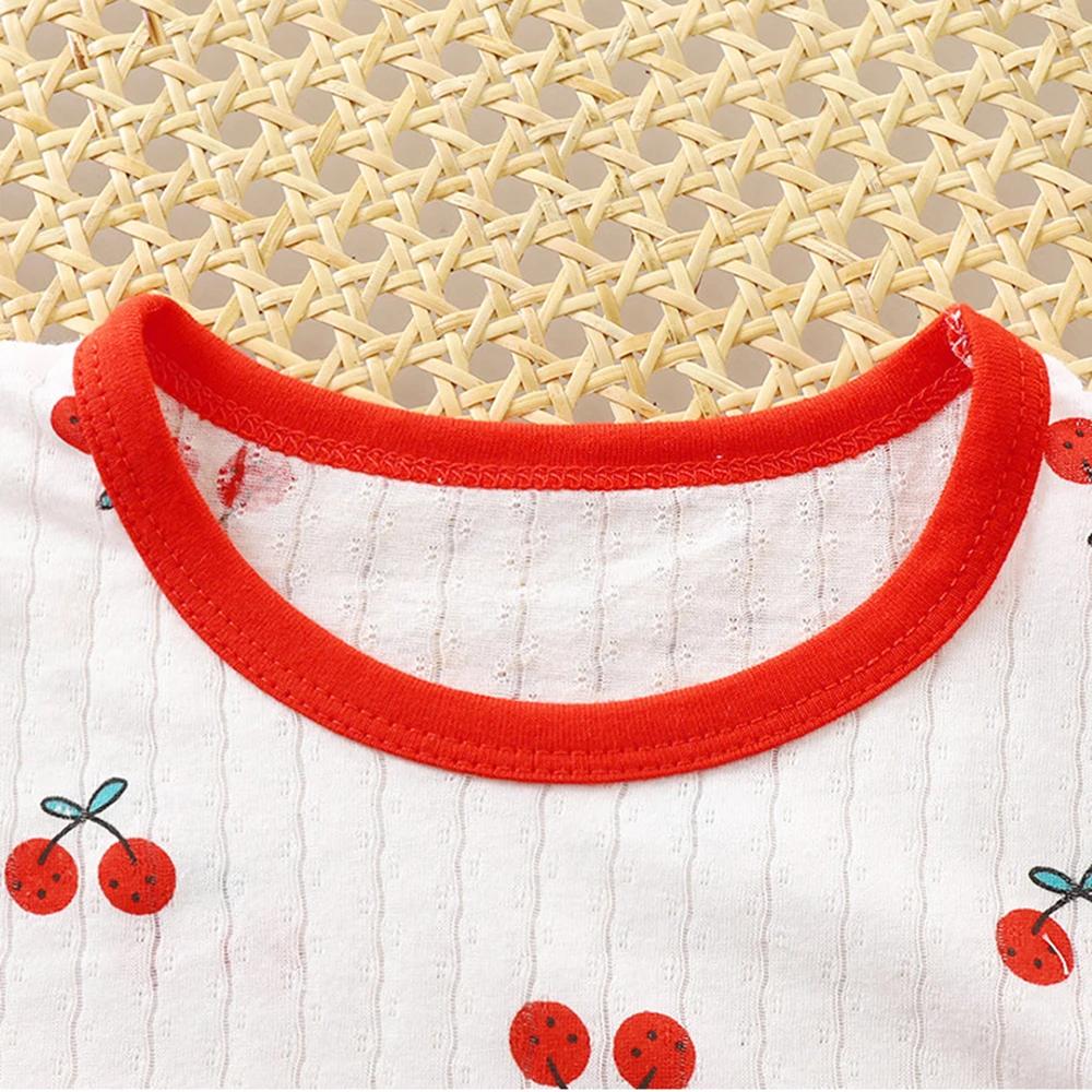 Ensemble pyjama en coton pour bébé, manches longues, vêtements de nuit pour bébé, dessin animé, vête