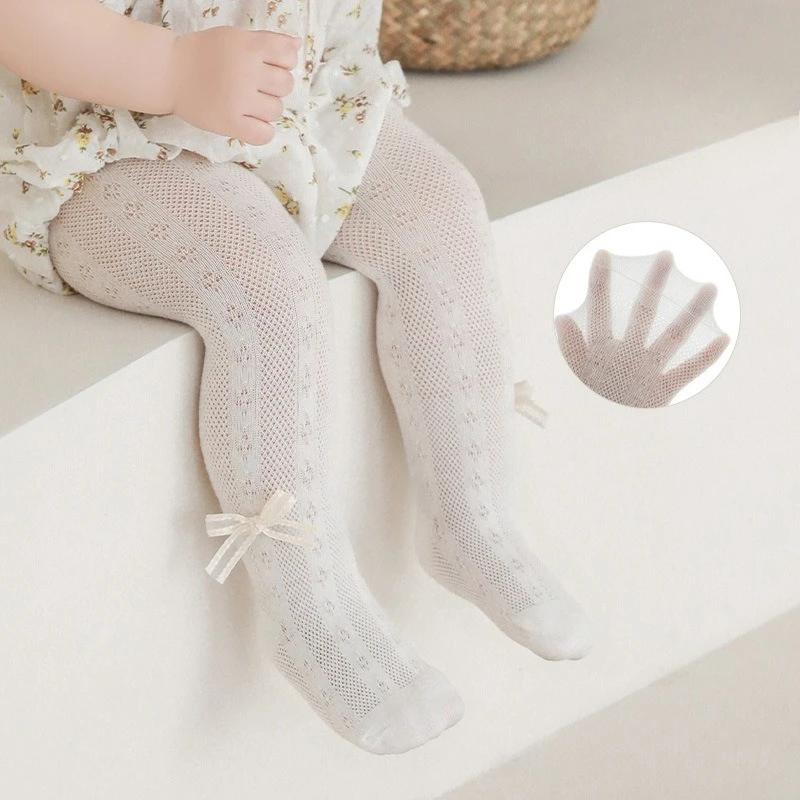 Collants d'été en maille fine pour bébés garçons et filles de 0 à 8 ans, collants en coton doux pour