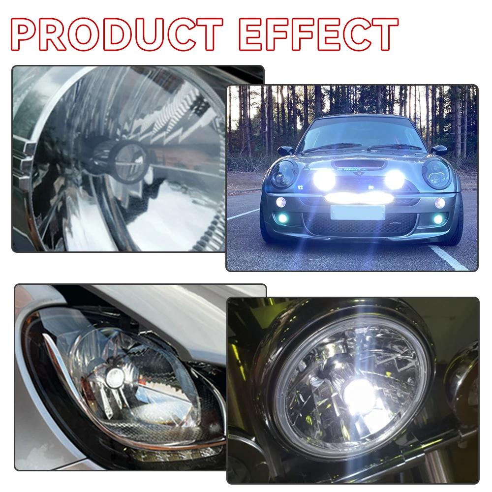 Y6 H4 LED projecteur phare lentille de projecteur avec ventilateur de refroidissement 90W Automobile