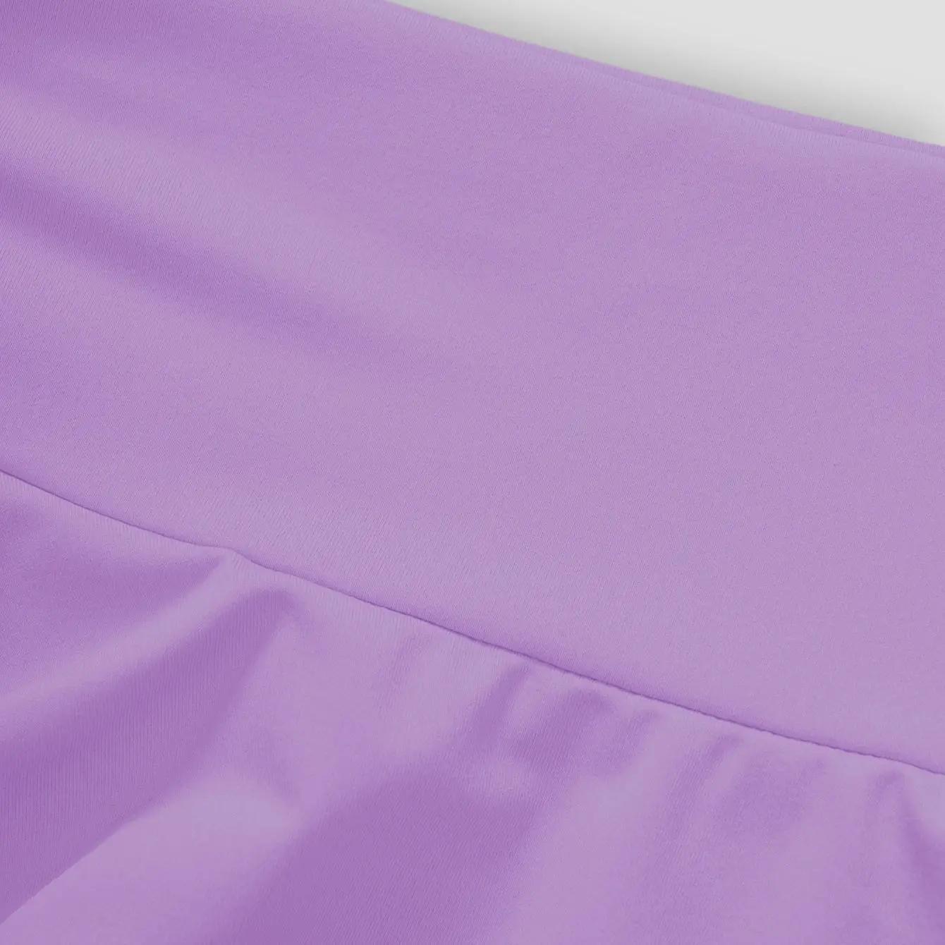 Jupe trapèze ultra courte pour femme, bord à volants, fausse proximité, WString, polyvalent, élégant