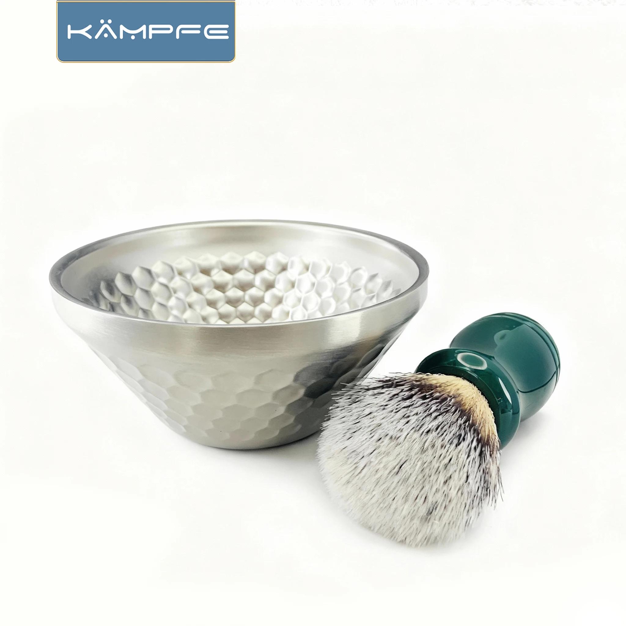 KAMPFE bol de rasage en acier inoxydable pour la maison et les voyages hommes outils de nettoyage du