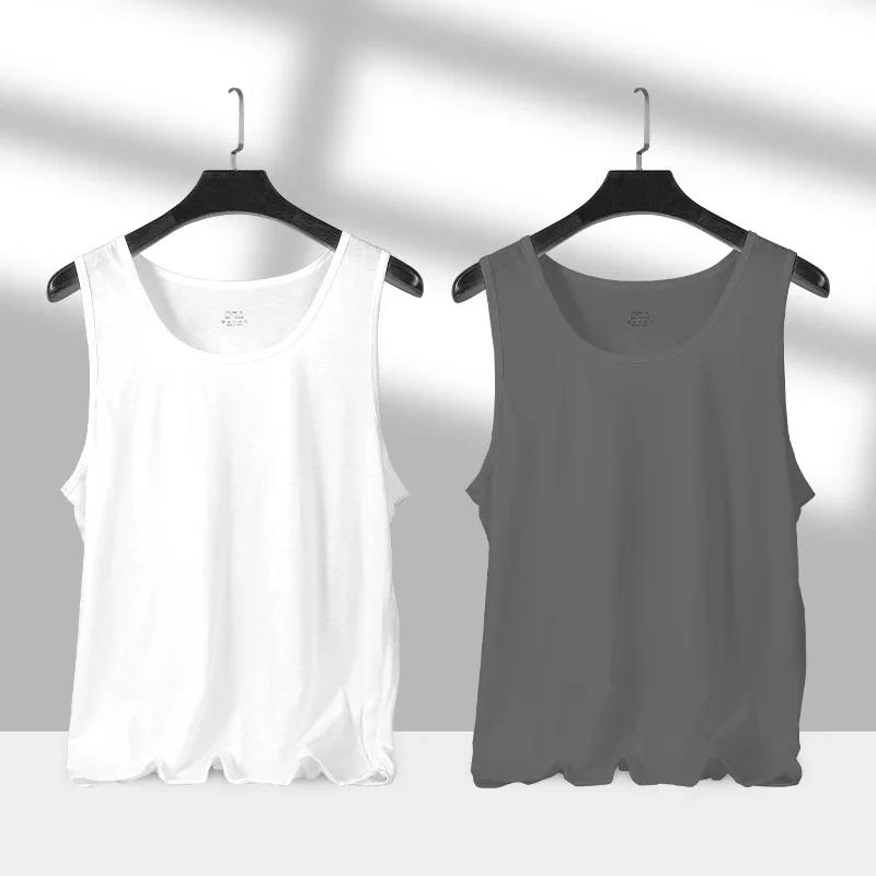 Gilet en pur coton pour hommes, respirant, mince, sport pour jeunes, fondation, hurdle I, ample, été