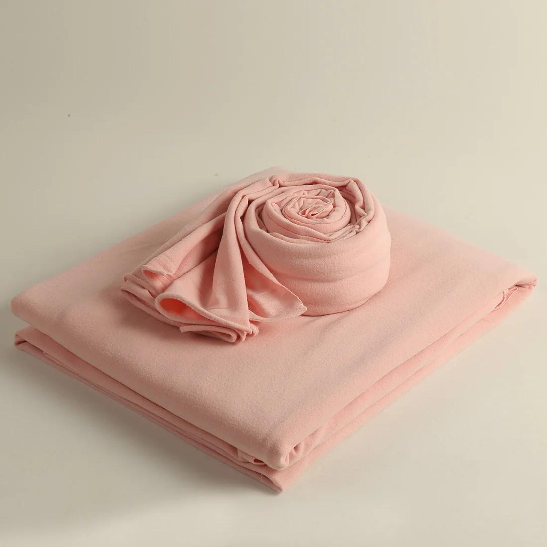 Ensemble de couverture et d'enveloppement tricotés doux et extensibles, accessoires de photographie 