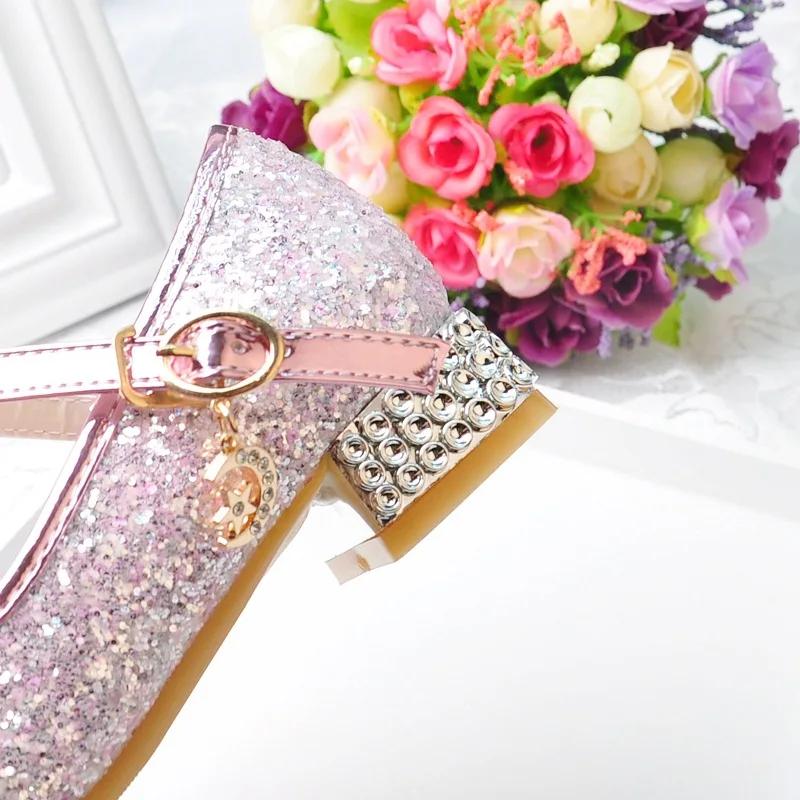 Chaussures pour enfants à fleurs plage princesse fille chaussures pour enfants paillettes chaussures